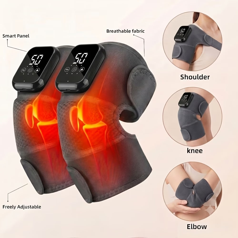 Trådlös knämassagerare med justerbar värme