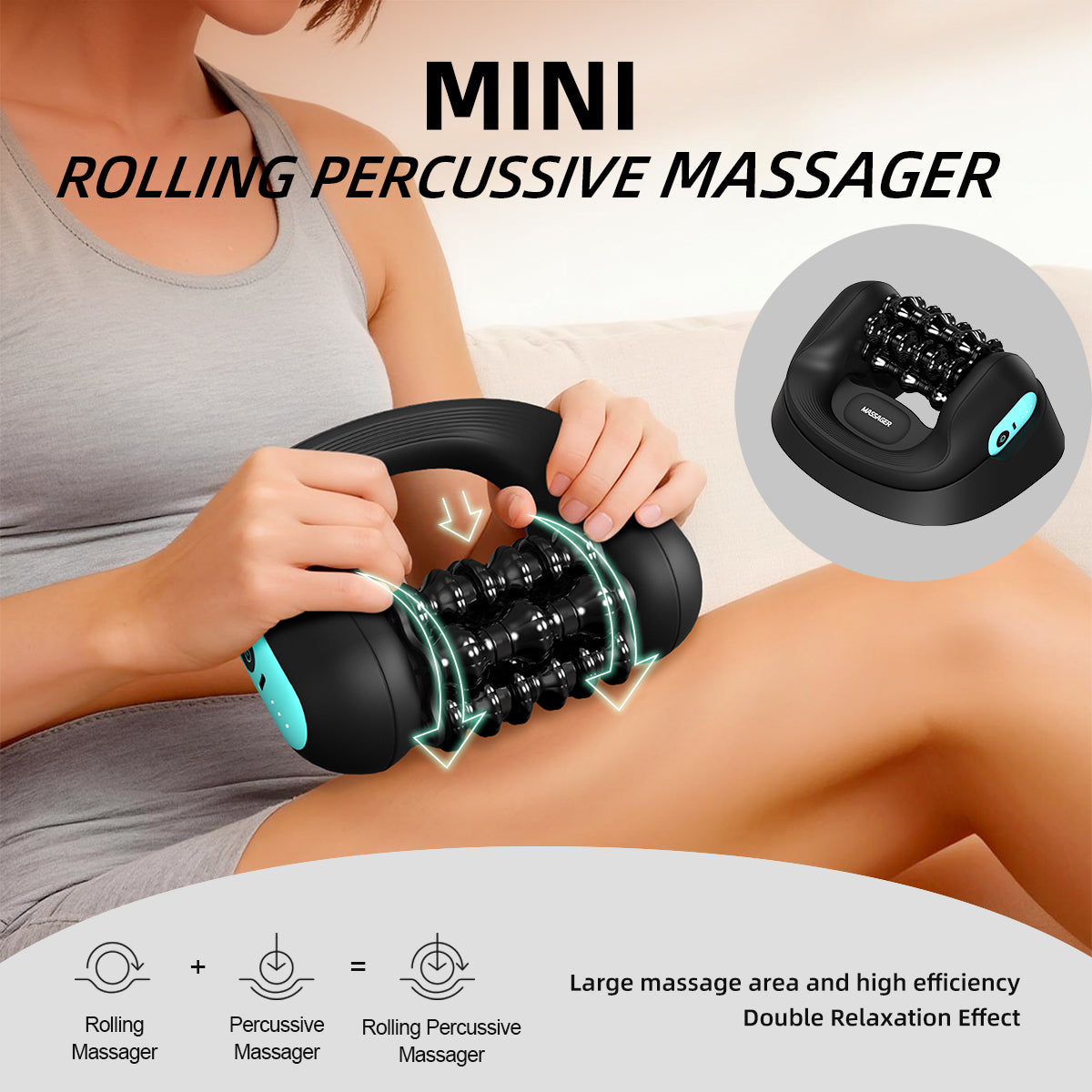 Elektrisk massageroller för hela kroppen