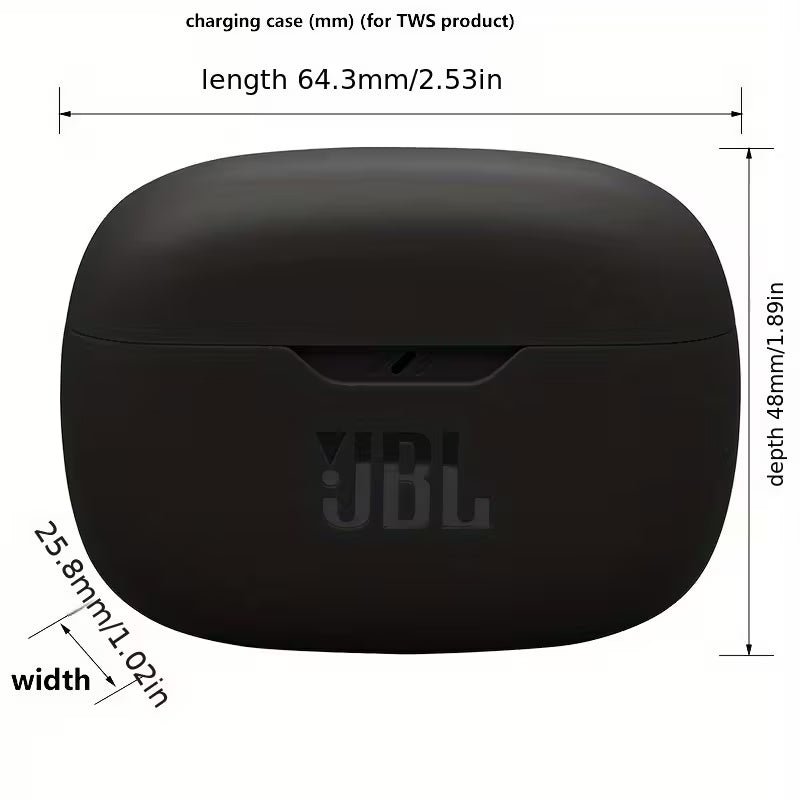 JBL Tune Flex Trådlösa Hörlurar – Aktiv Brusreducering, JBL Pure Bass & Bekväm Passform