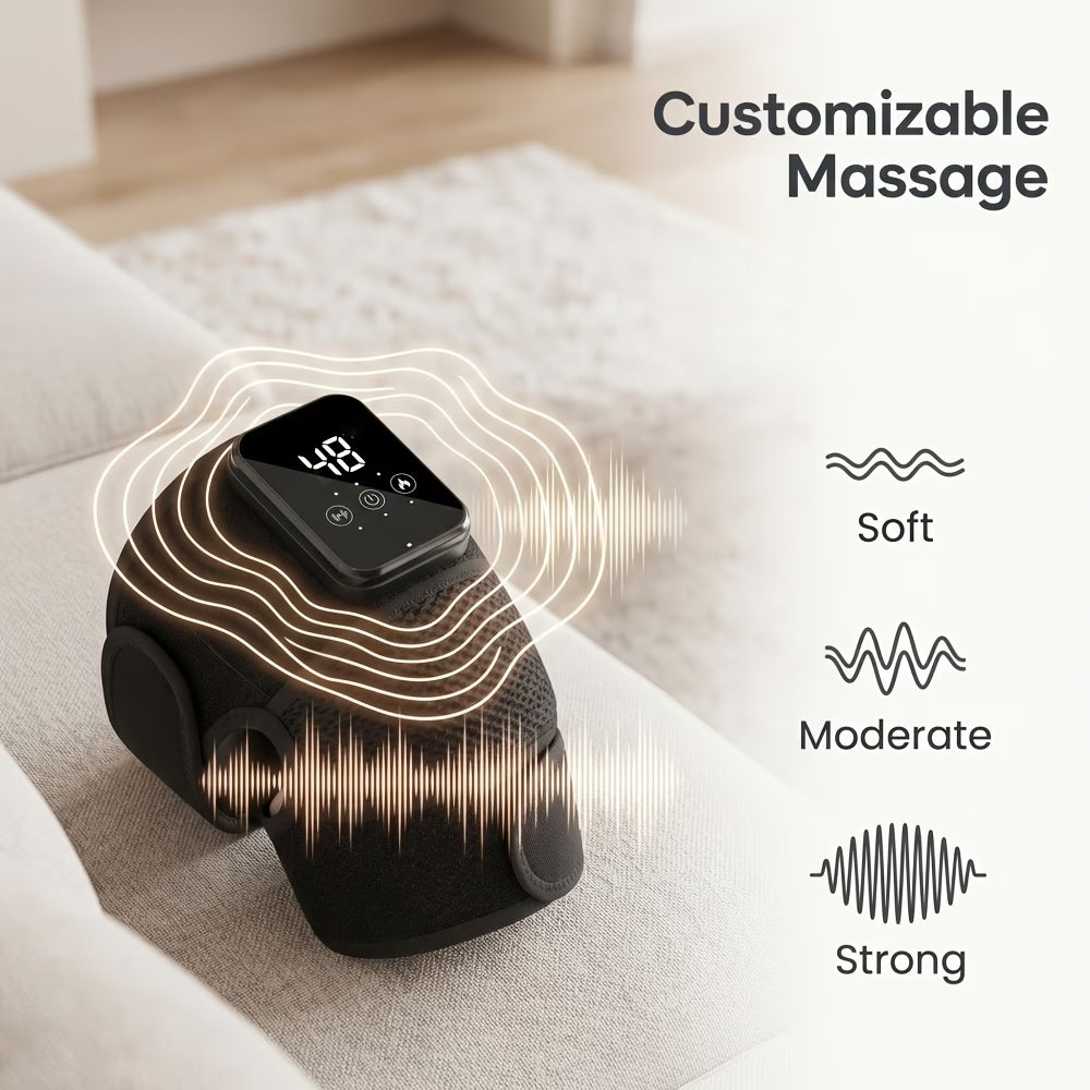 Trådlös knämassagerare med justerbar värme
