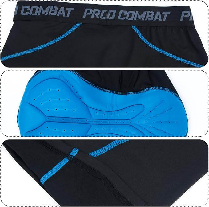 Ergonomiska Cykelshorts med Stötdämpande Gelkudde – Max Komfort & Effektivare Cykling, Andningsbart Material & Perfekt Passform