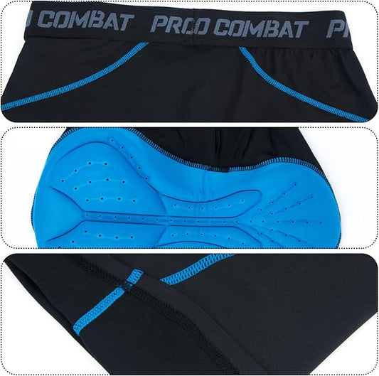 Ergonomiska Cykelshorts med Stötdämpande Gelkudde – Max Komfort & Effektivare Cykling, Andningsbart Material & Perfekt Passform