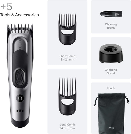 Braun Series 7 Hårklippare – 17 Längder & 5 Stylingverktyg