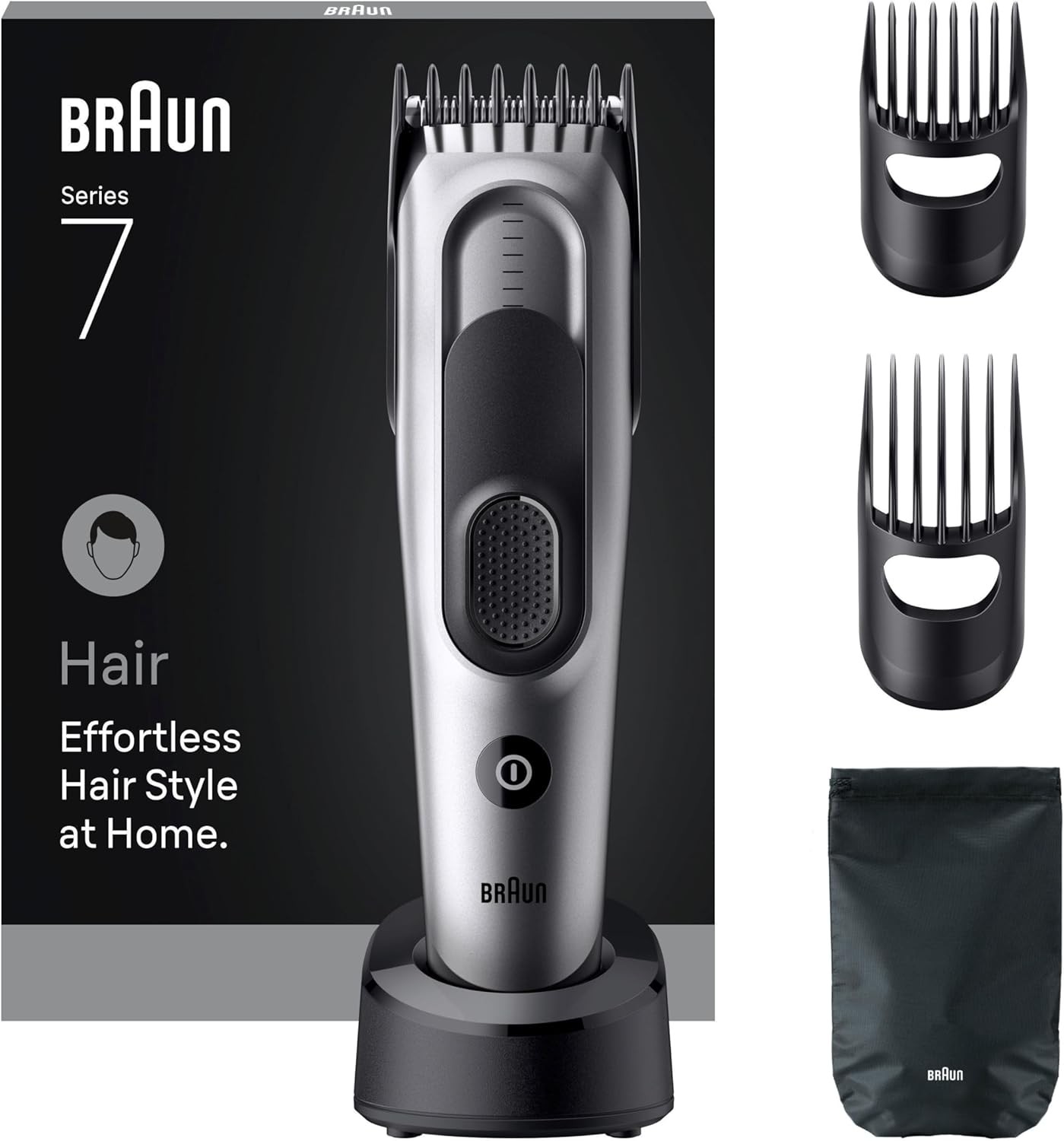 Braun Series 7 Hårklippare – 17 Längder & 5 Stylingverktyg