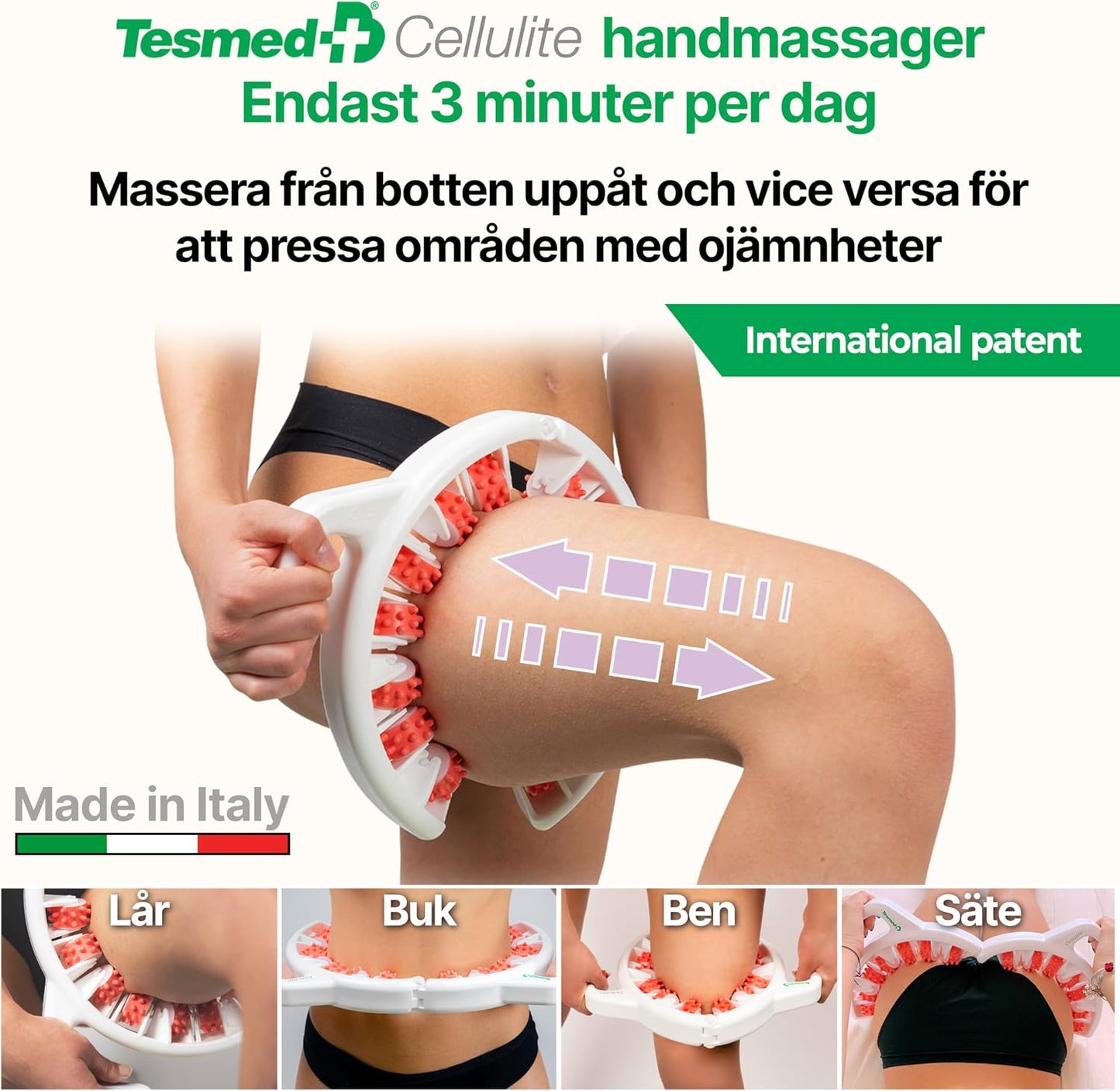 Anti-Cellulit Massageapparat för Ben, Lår & Säte