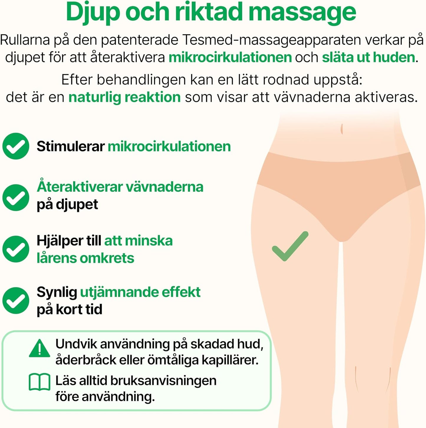 Anti-Cellulit Massageapparat för Ben, Lår & Säte