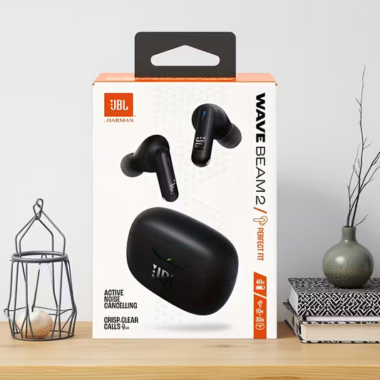 JBL Tune Flex Trådlösa Hörlurar – Aktiv Brusreducering, JBL Pure Bass & Bekväm Passform